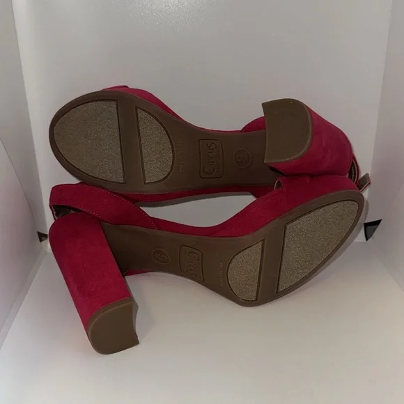 Sam Edelman Circus Annette Platform Heel Slingback Sandal Women’s 9 Pink - Picture 8 of 12